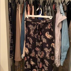 Printed Jumpsuit Pants